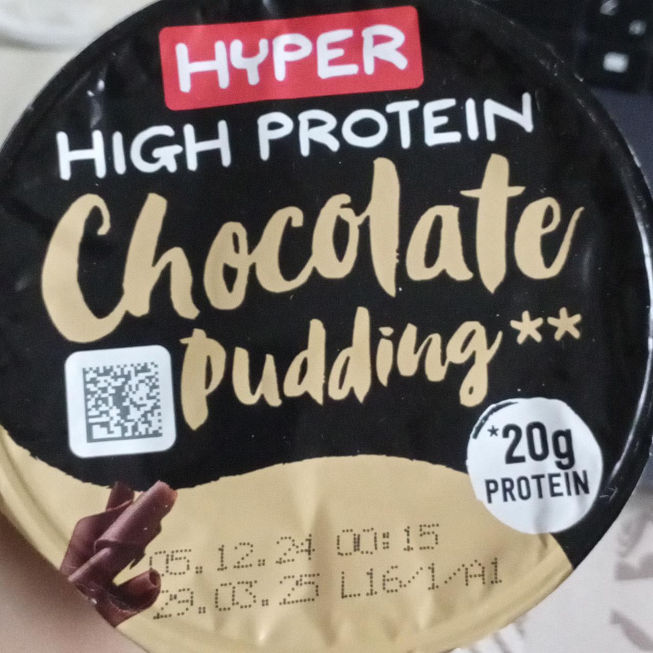 Zdjęcia - Hyper high protein chocolate pudding Ehrmann
