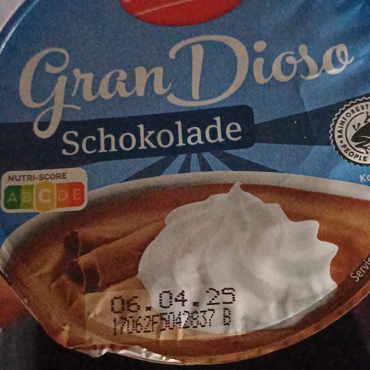 Zdjęcia - Gran dioso schokolade Milbona