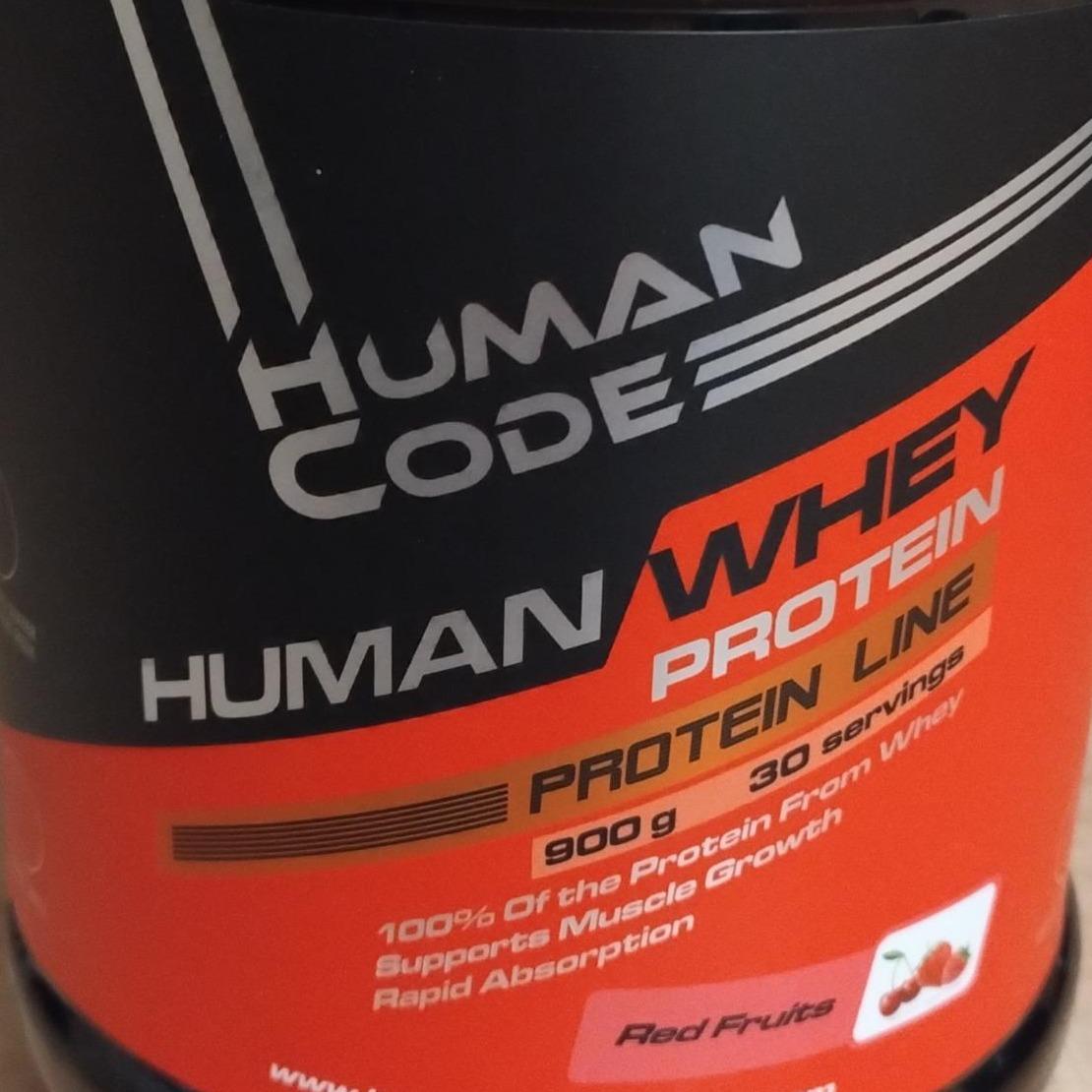 Zdjęcia - Human whey protein red fruits Human code