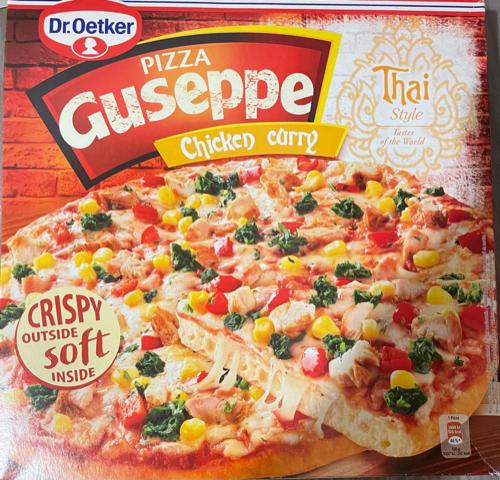 Zdjęcia - Dr. Oetker Guseppe Pizza Chicken curry 375 g