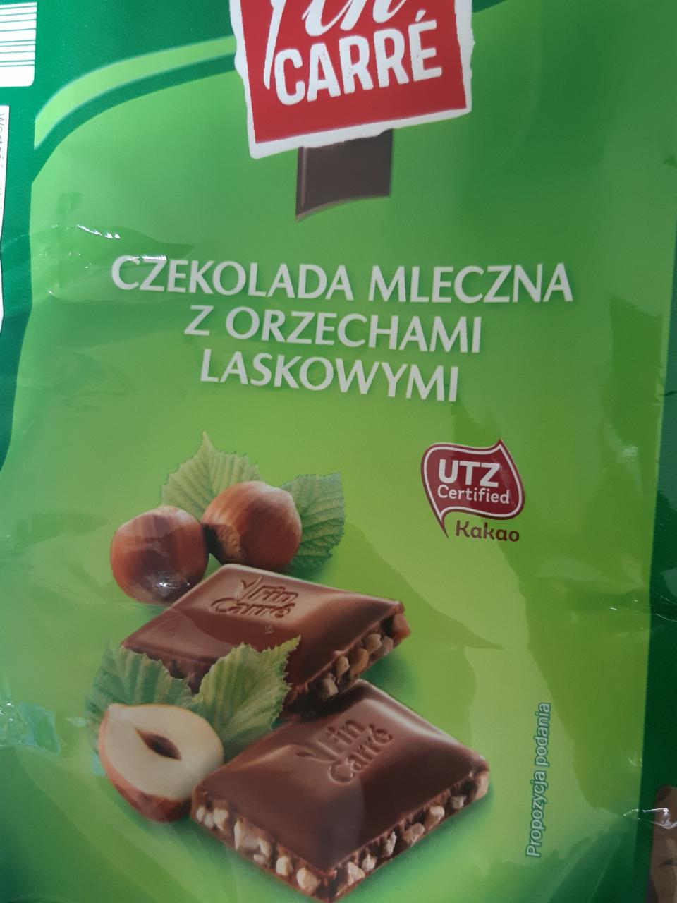 Zdjęcia - Czekolada mleczna z orzechami laskowymi Fin Carré