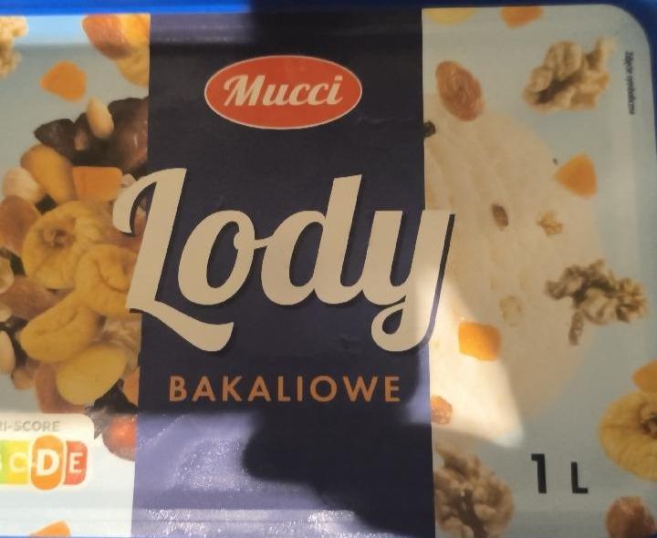 Zdjęcia - Lody bakaliowe Mucci