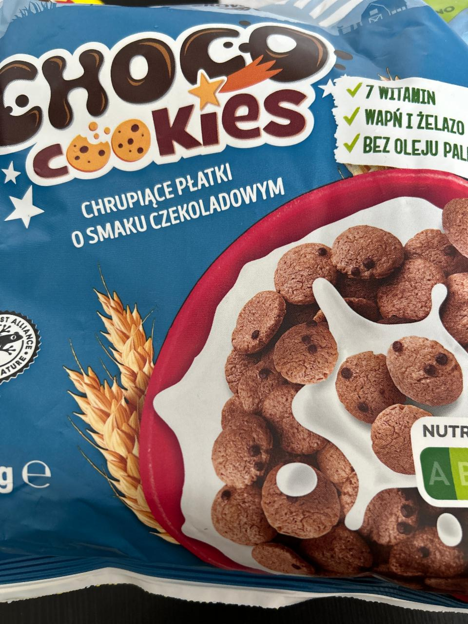 Zdjęcia - Chrupiace platki o smaku czekoladowym Choco Cookies Crownfield