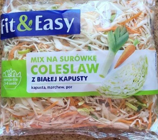 Zdjęcia - Mix na surówkę Coleslaw Fit&easy
