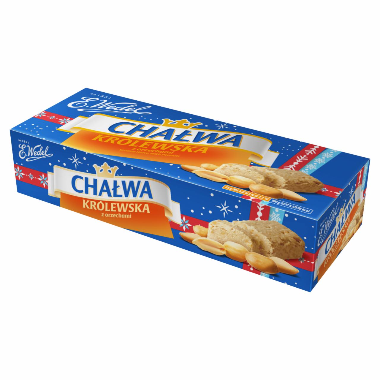 Zdjęcia - E. Wedel Chałwa królewska z orzechami 250 g