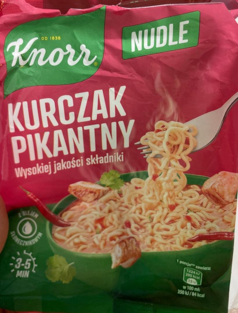Zdjęcia - Knorr Nudle Zupa danie kurczak pikantny 63 g