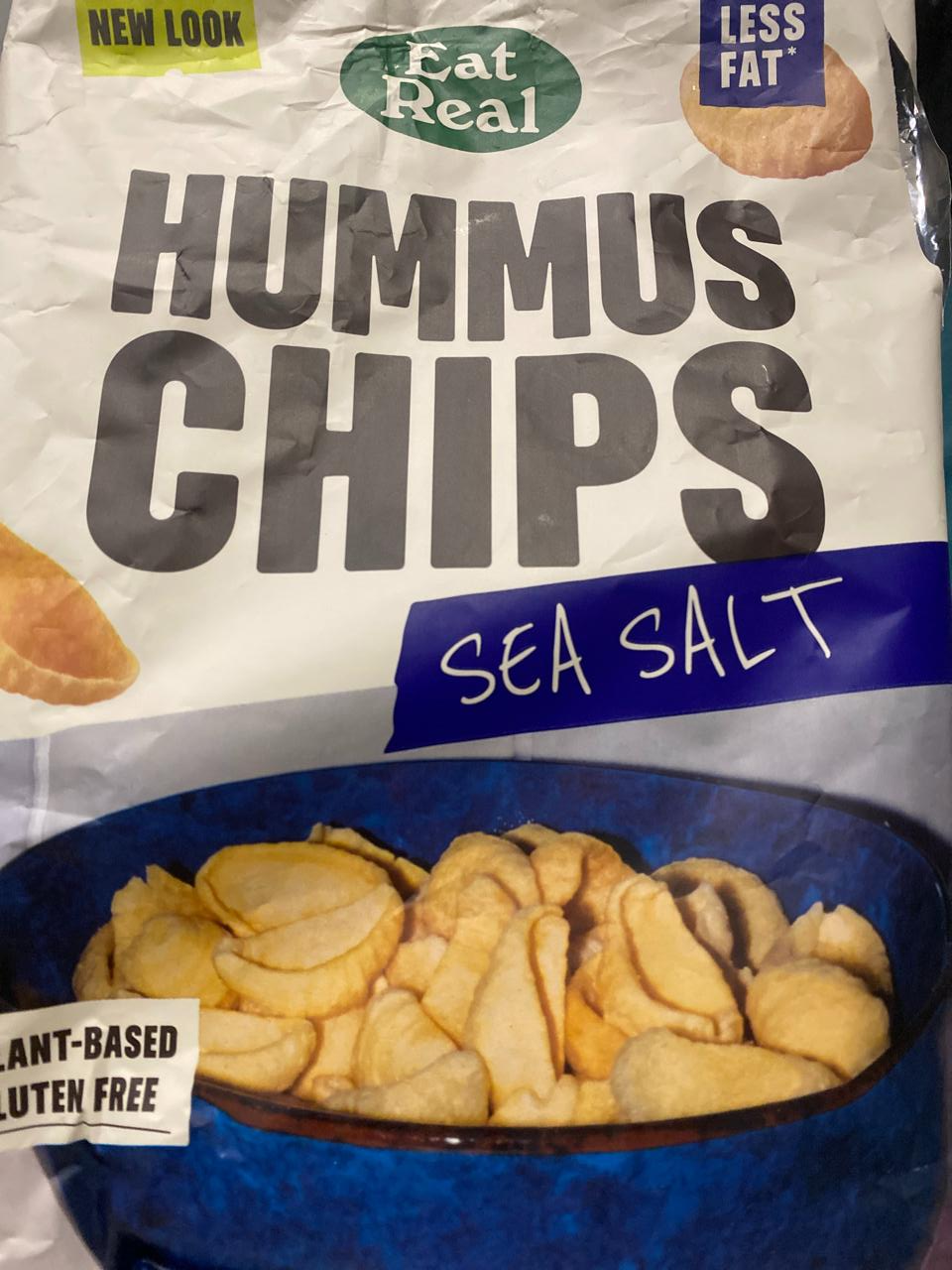 Zdjęcia - Eat Real Chrupki z ciecierzycy z solą morską 45 g