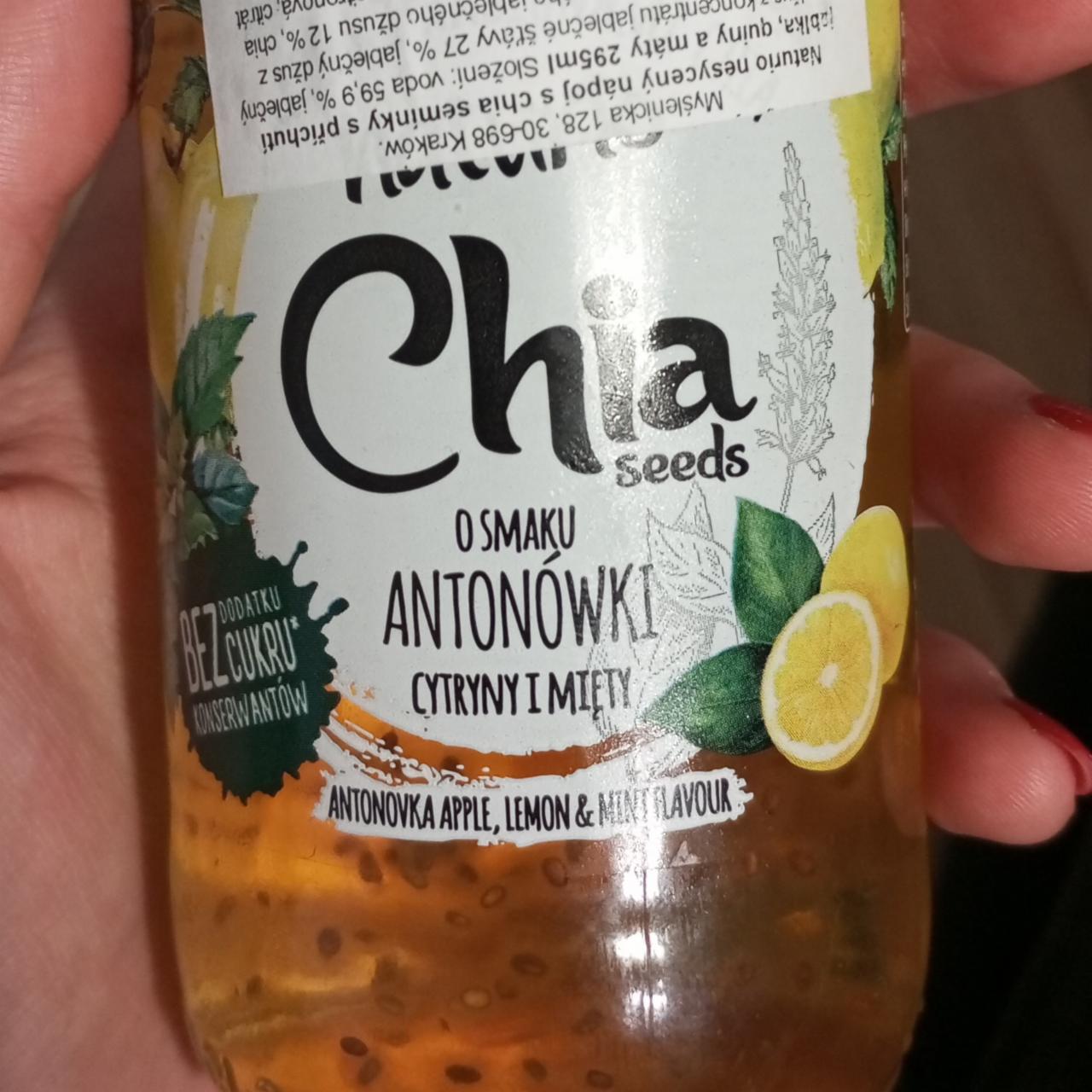 Zdjęcia - Chia seeds o smaku antonówki cytryny i mięty Naturio