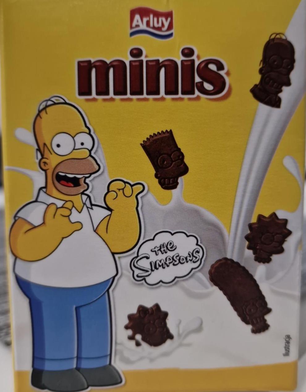 Zdjęcia - Ciastka o smaku czekoladowym minis the simpsons Arluy