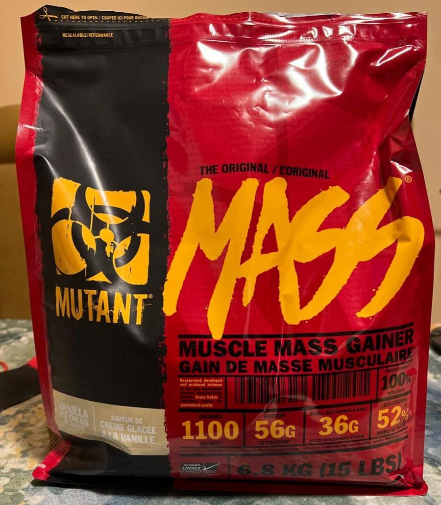 Zdjęcia - Muscle mass gainer vanilla ice cream flavour Mutant
