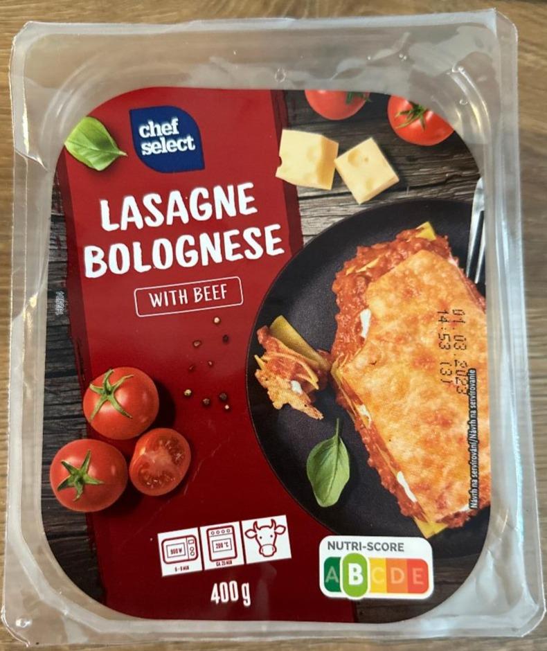 Zdjęcia - Lasagne bolognese with beef Chef Select