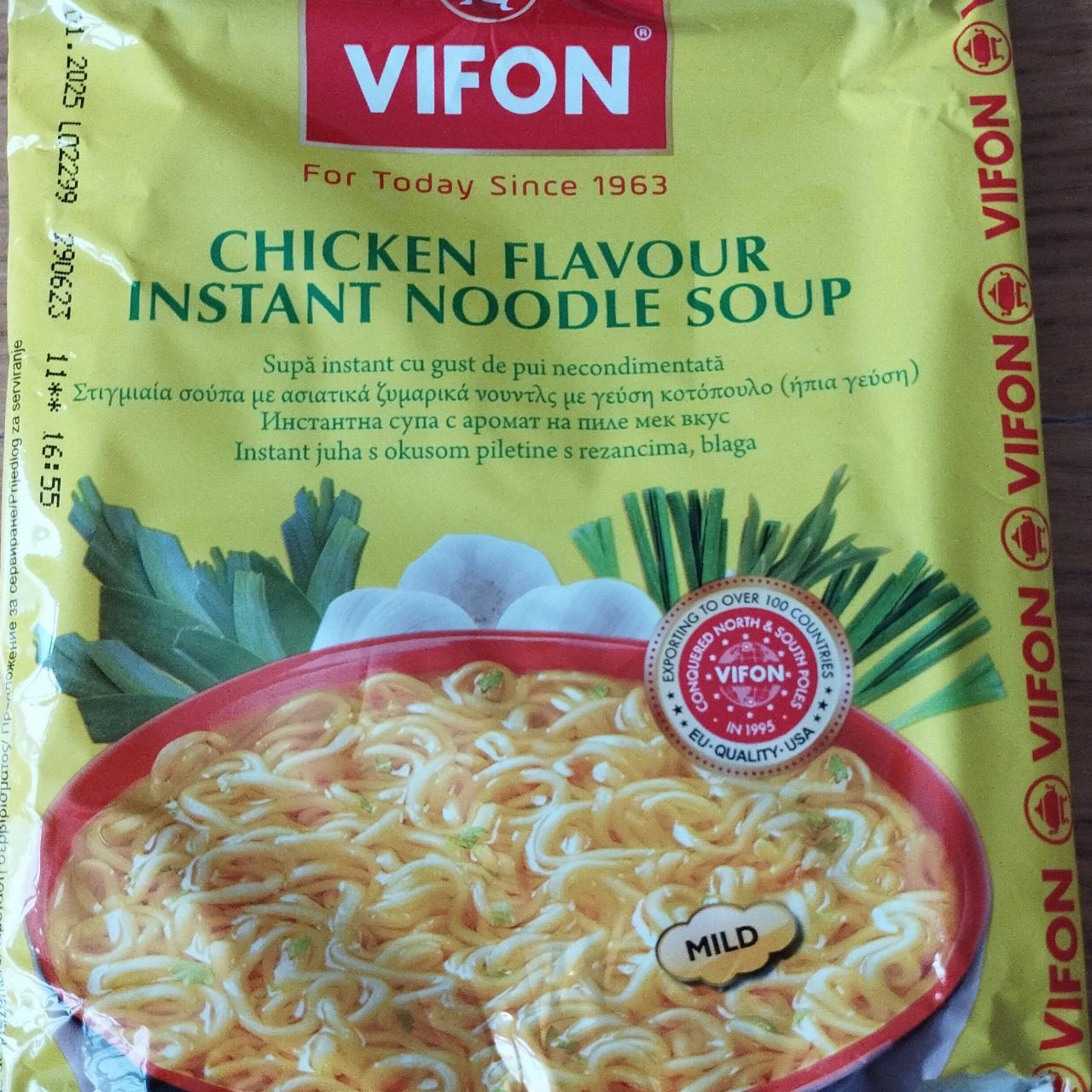 Zdjęcia - Chicken flavour instant noodle soup Vifon