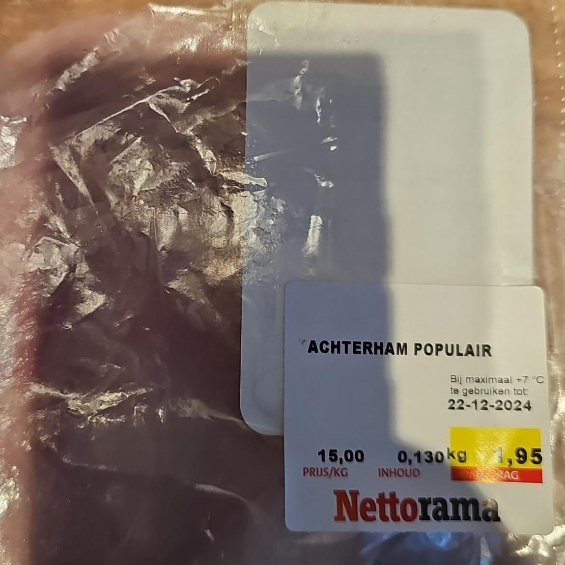 Zdjęcia - Achterham populair Nettorama