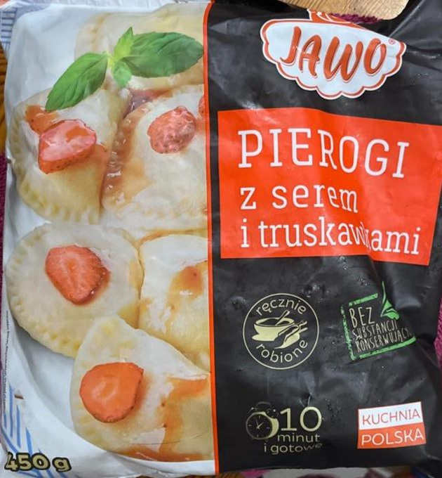 Zdjęcia - Pierogi z serem i truskawkami Jawo