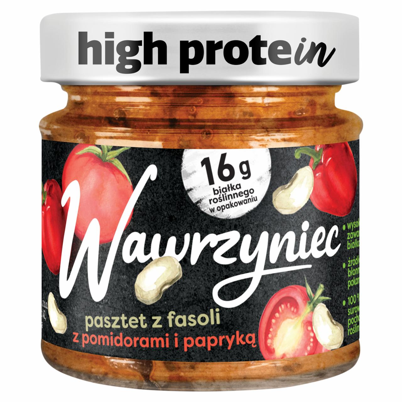 Zdjęcia - Wawrzyniec Pasztet z fasoli z pomidorami i papryką 180 g