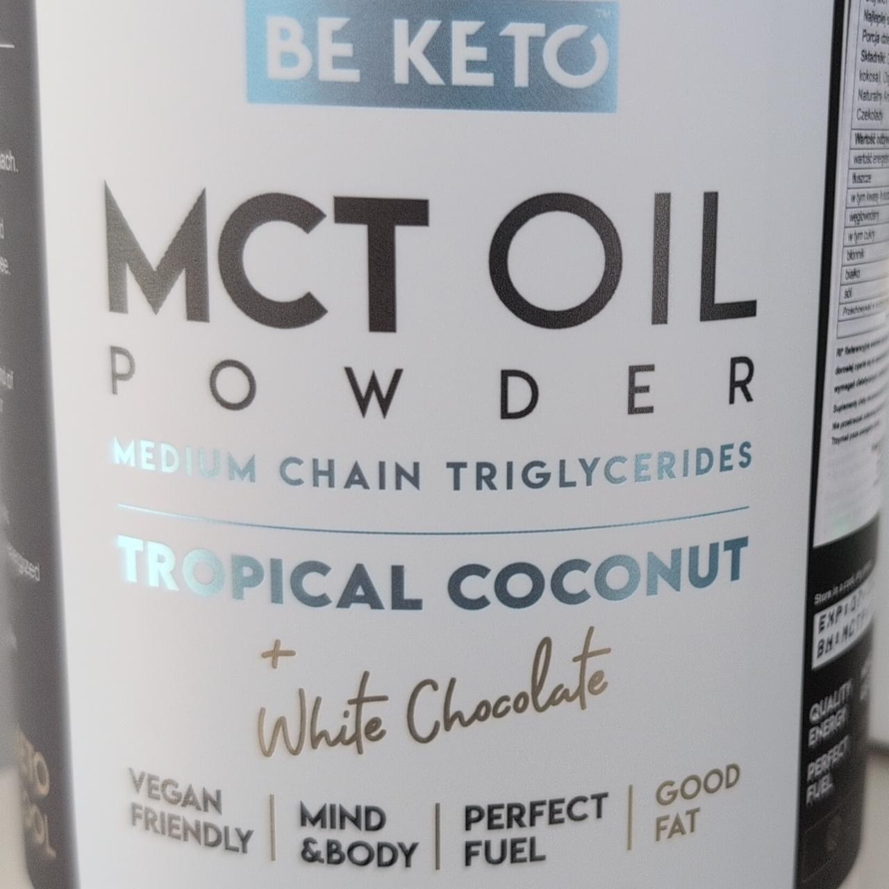 Zdjęcia - Mct oil powder tropical coconut white chocolate Be keto