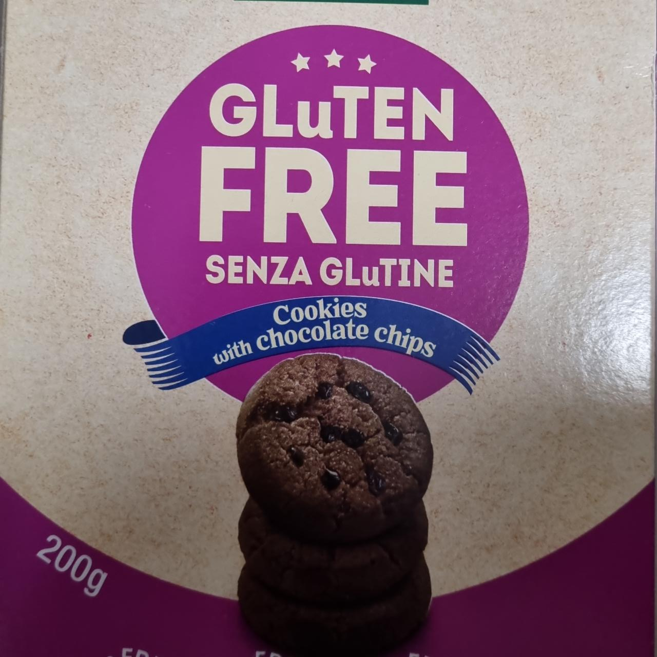 Zdjęcia - Gluten free cookies with chocolate chips Gullón