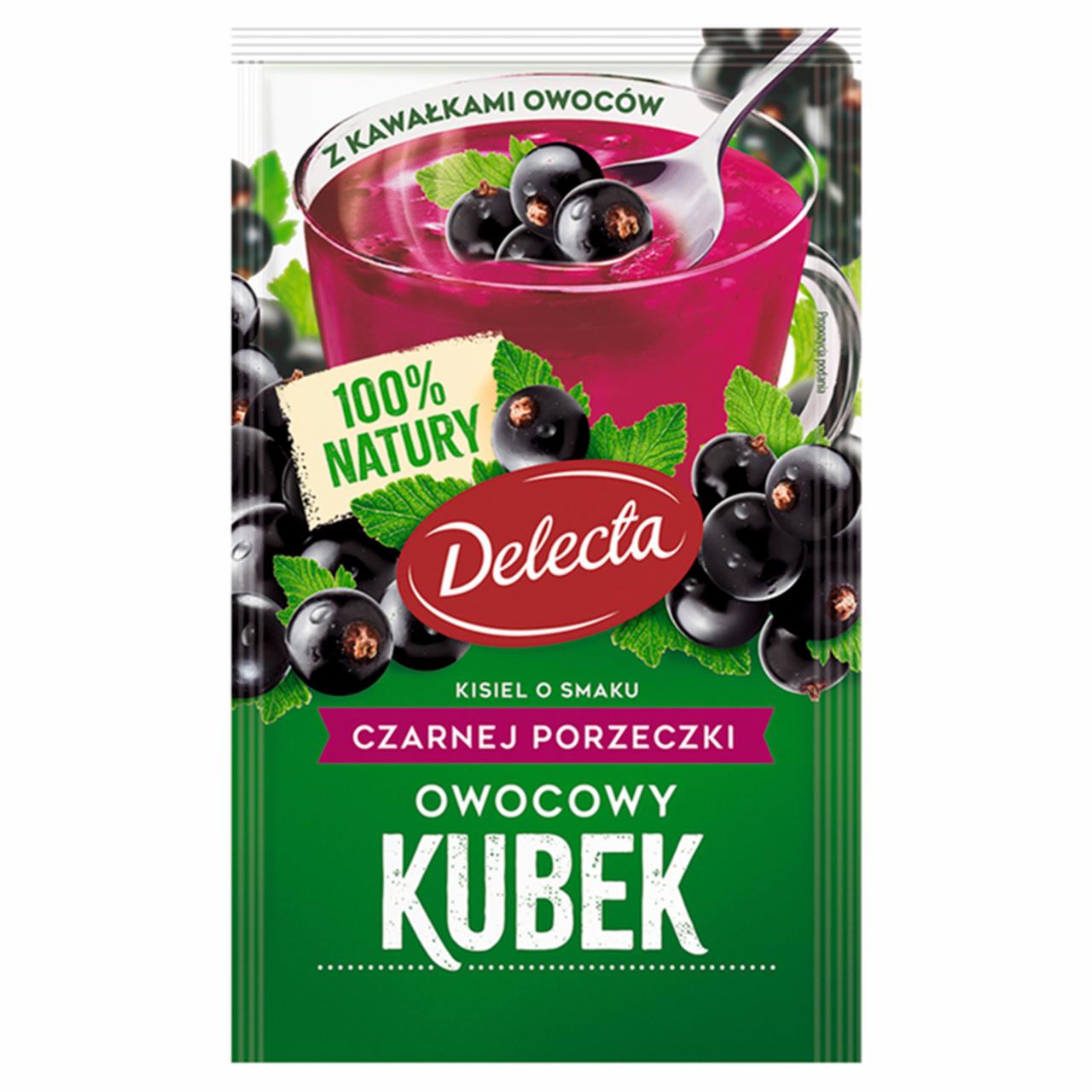 Zdjęcia - Delecta Owocowy kubek Kisiel smak czarnej porzeczki 30 g