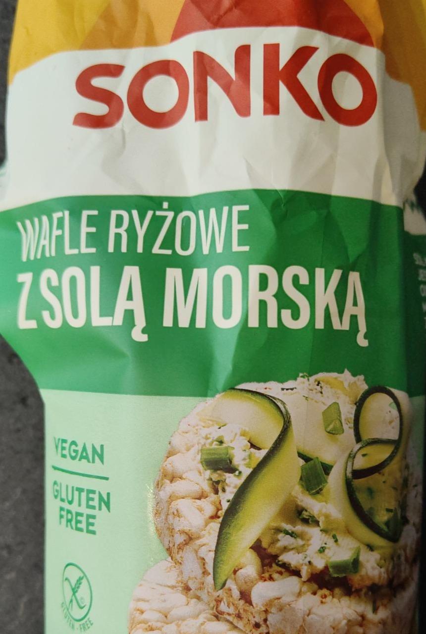 Zdjęcia - Wafle ryżowe z solą morską Sonko