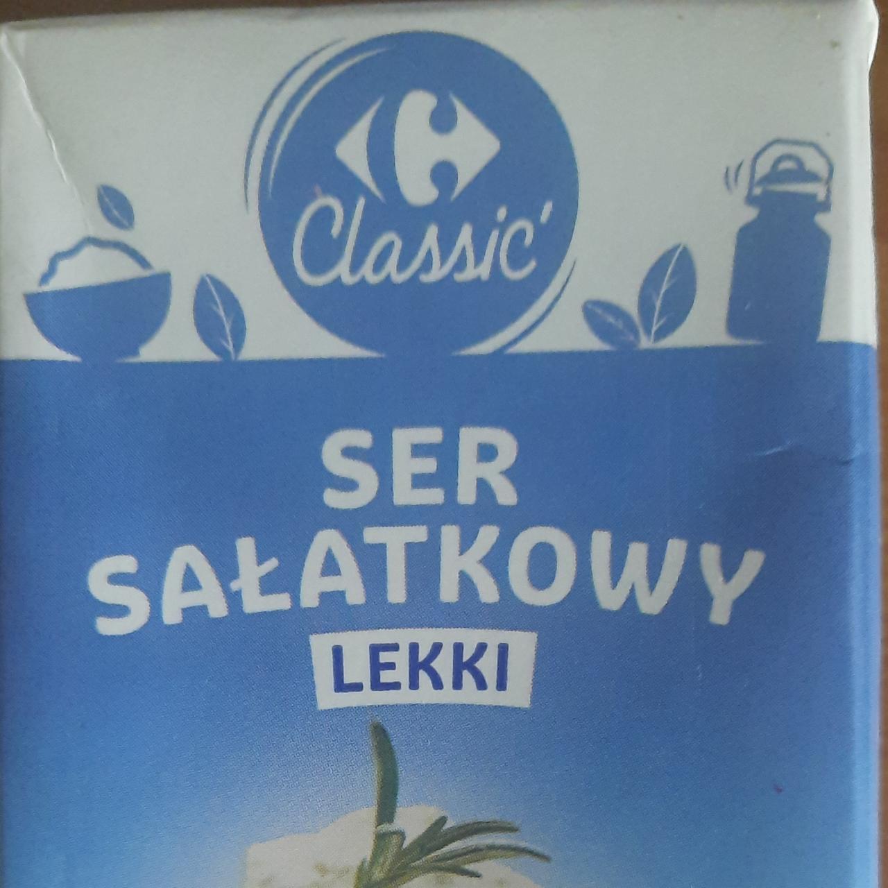 Zdjęcia - Ser sałatkowy lekki Carrefour Classic