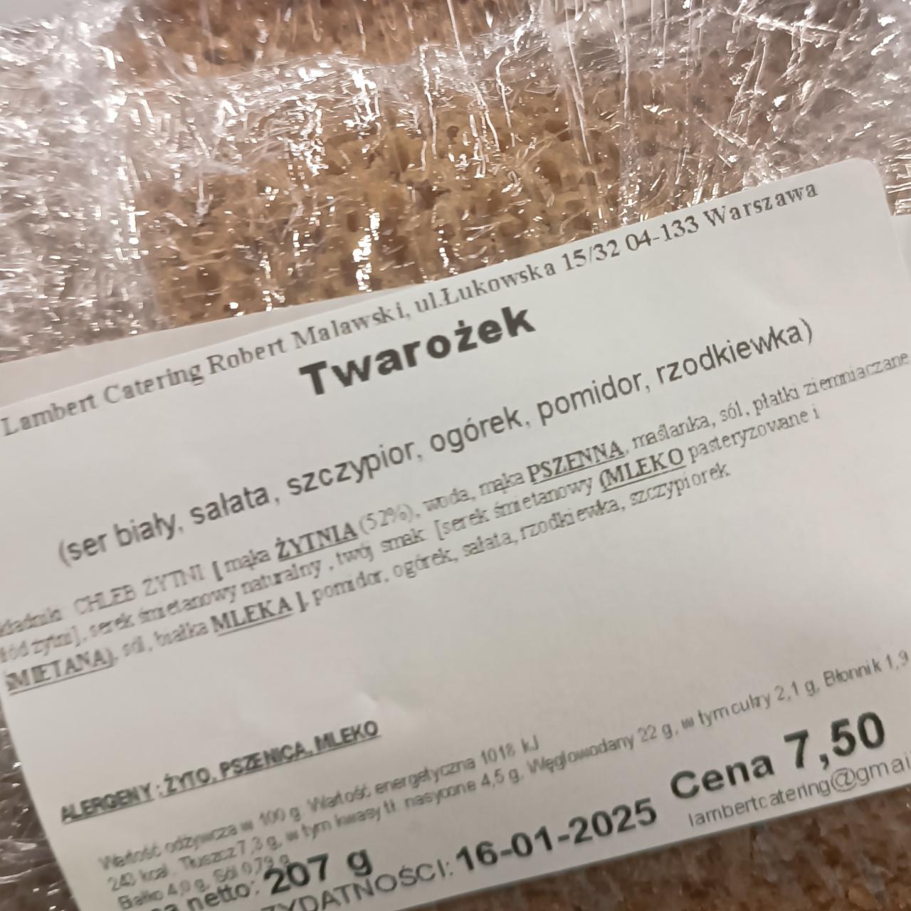 Zdjęcia - Twarożek Lambert Catering
