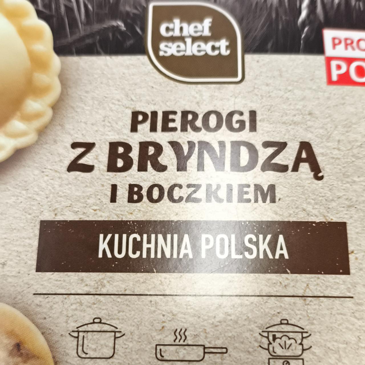 Zdjęcia - Pierogi z bryndzą i boczkiem Chef Select