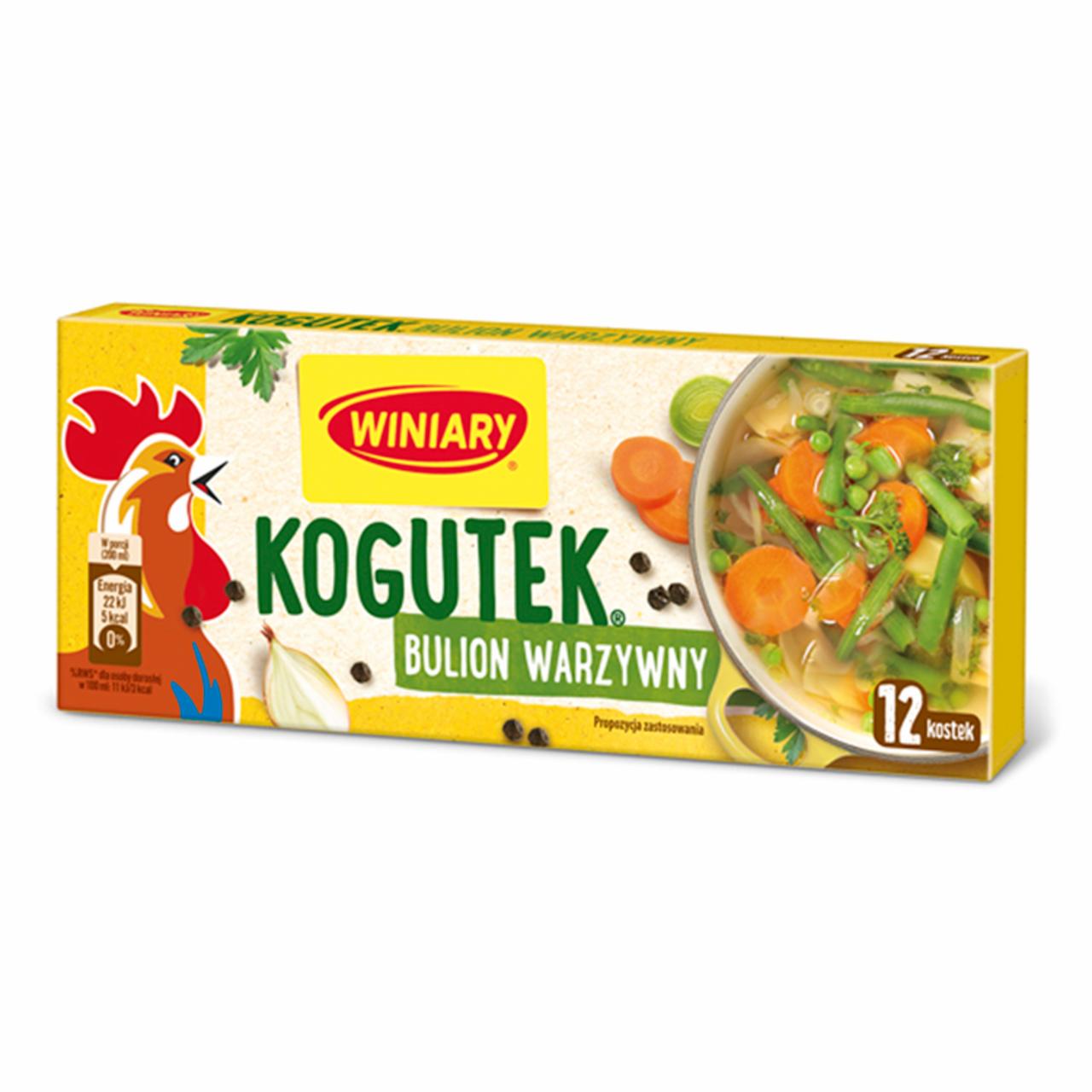Zdjęcia - Winiary Kogutek Bulion warzywny 108 g (12 sztuk)