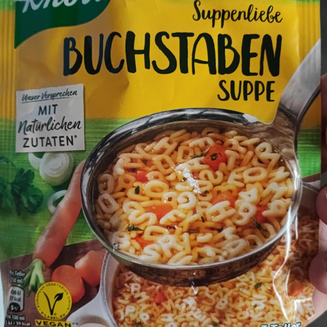 Zdjęcia - Buchstabe Suppe Knorr