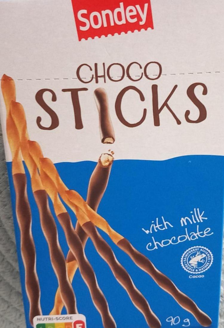 Zdjęcia - Choco sticks with milk chocolate Sondey
