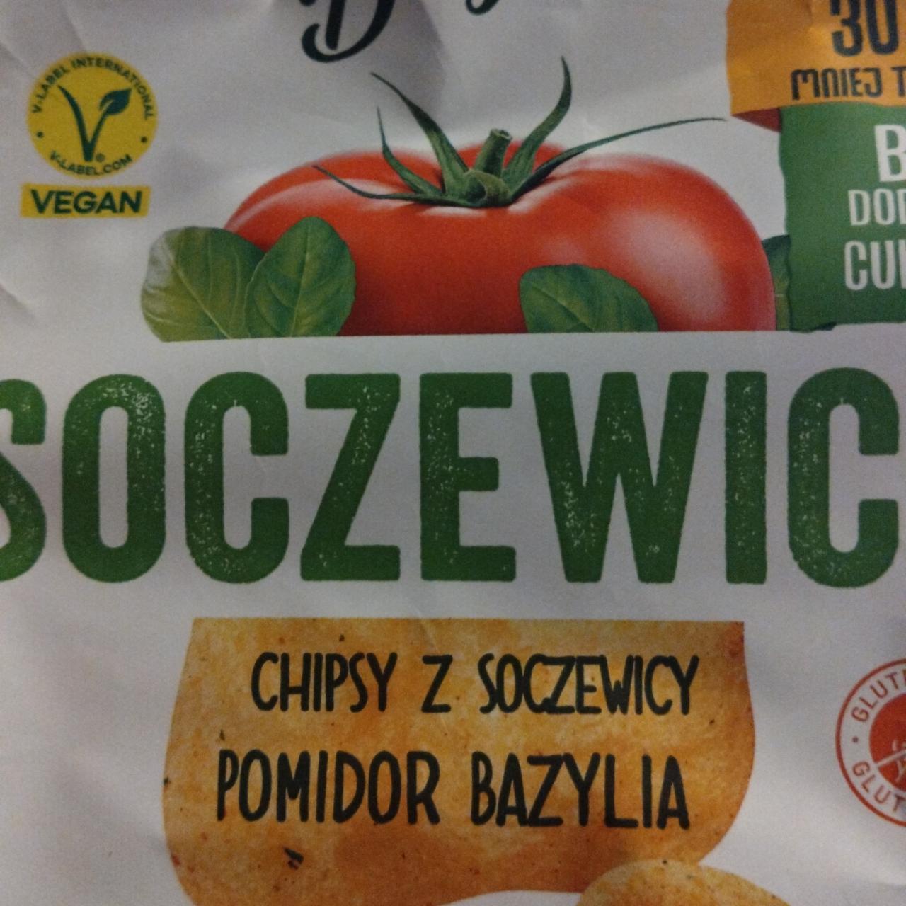 Zdjęcia - Soczewica chipsy z soczewicy pomidor bazylia Snack Day