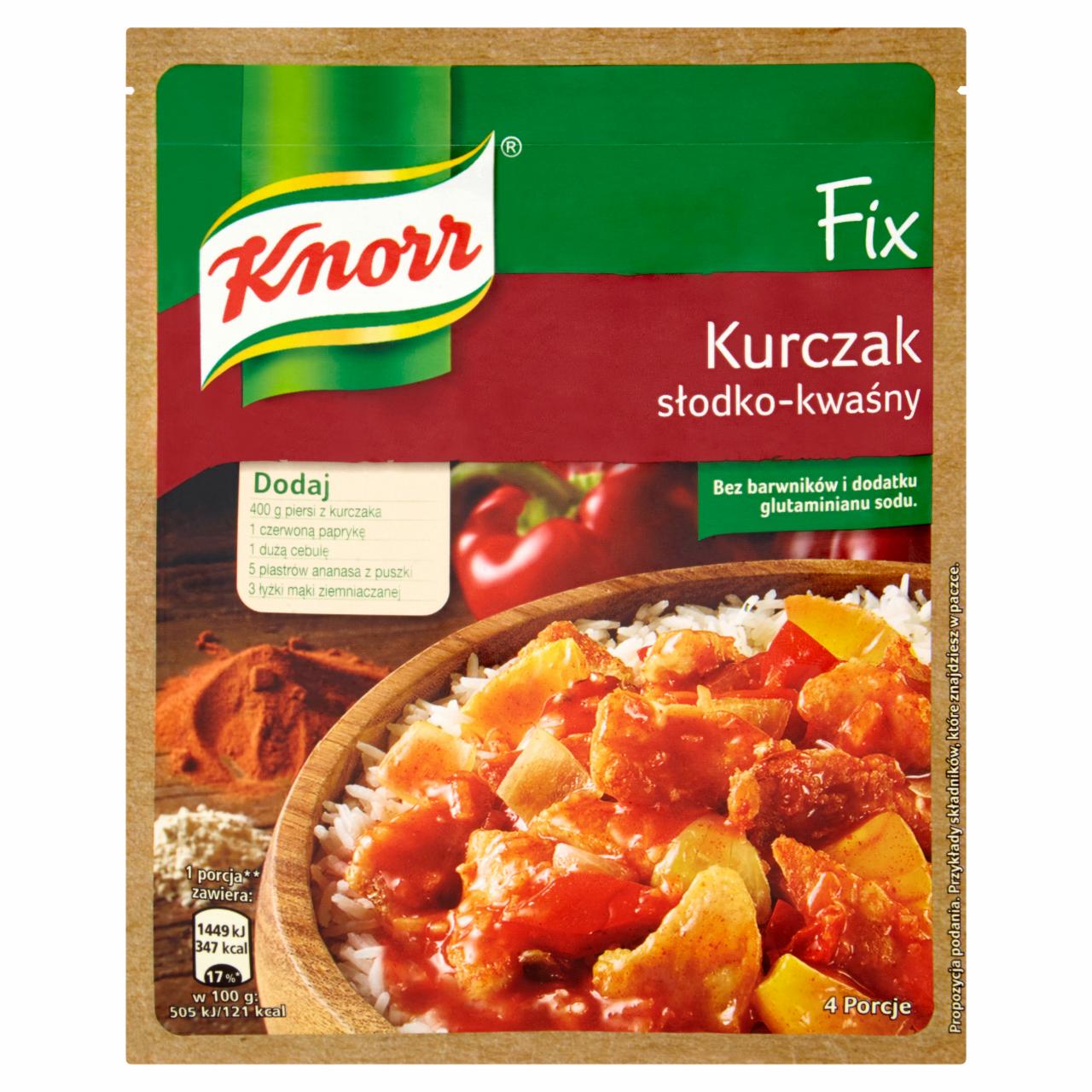 Zdjęcia - Knorr Fix kurczak słodko-kwaśny 64 g