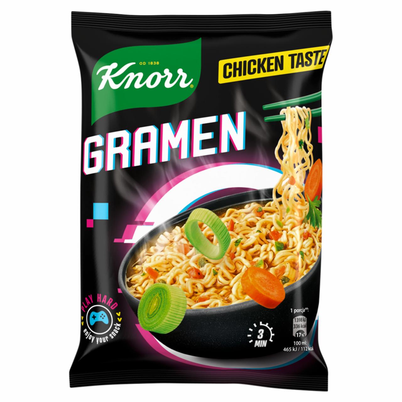 Zdjęcia - Knorr Gramen Zupa o smaku kurczaka z kluskami w stylu azjatyckim 70 g