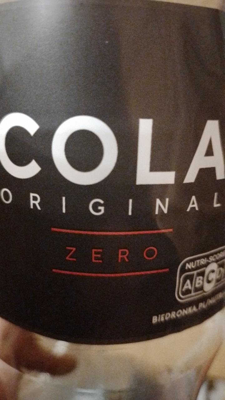 Zdjęcia - Cola zero original Biedronka