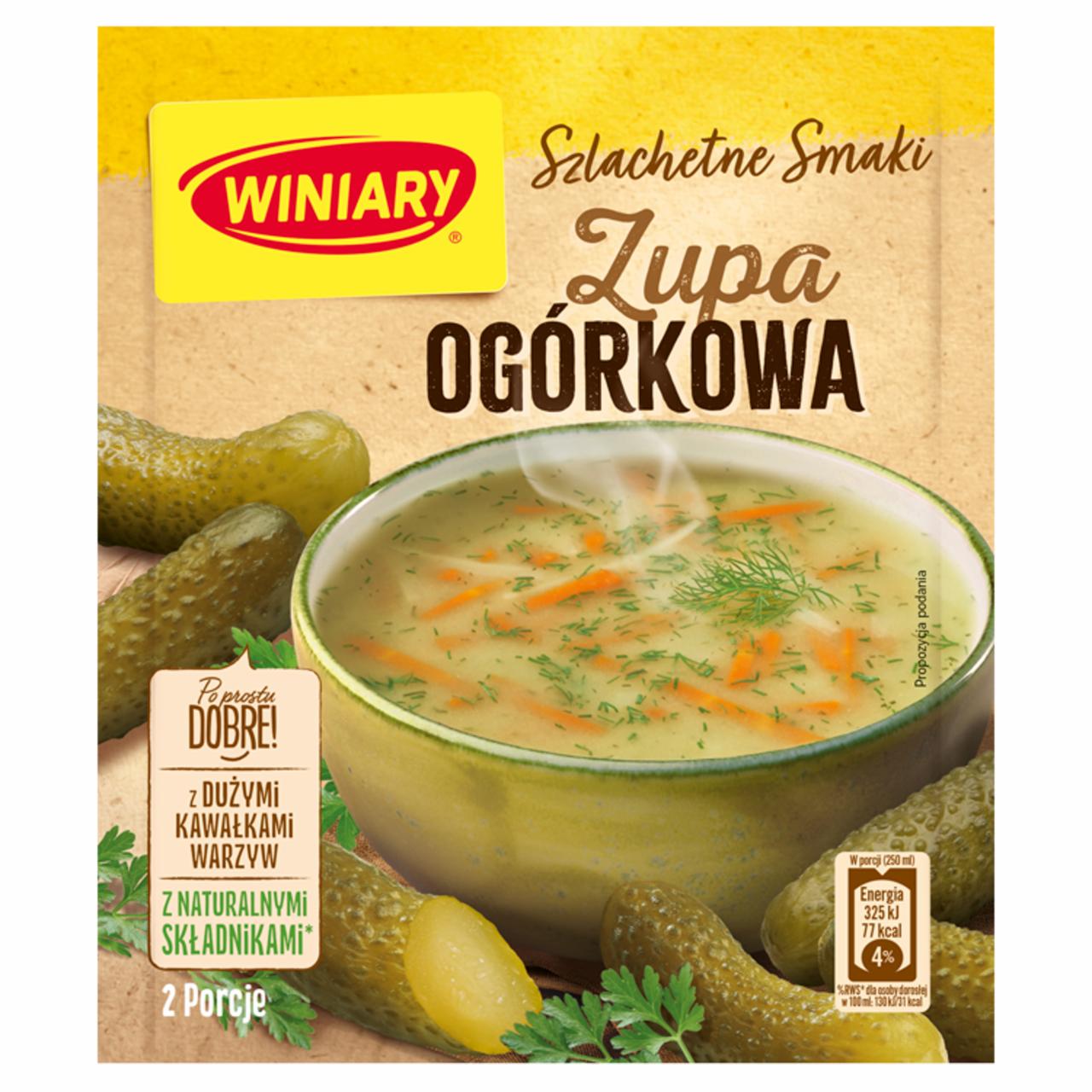 Zdjęcia - Winiary Szlachetne Smaki Zupa ogórkowa 42 g