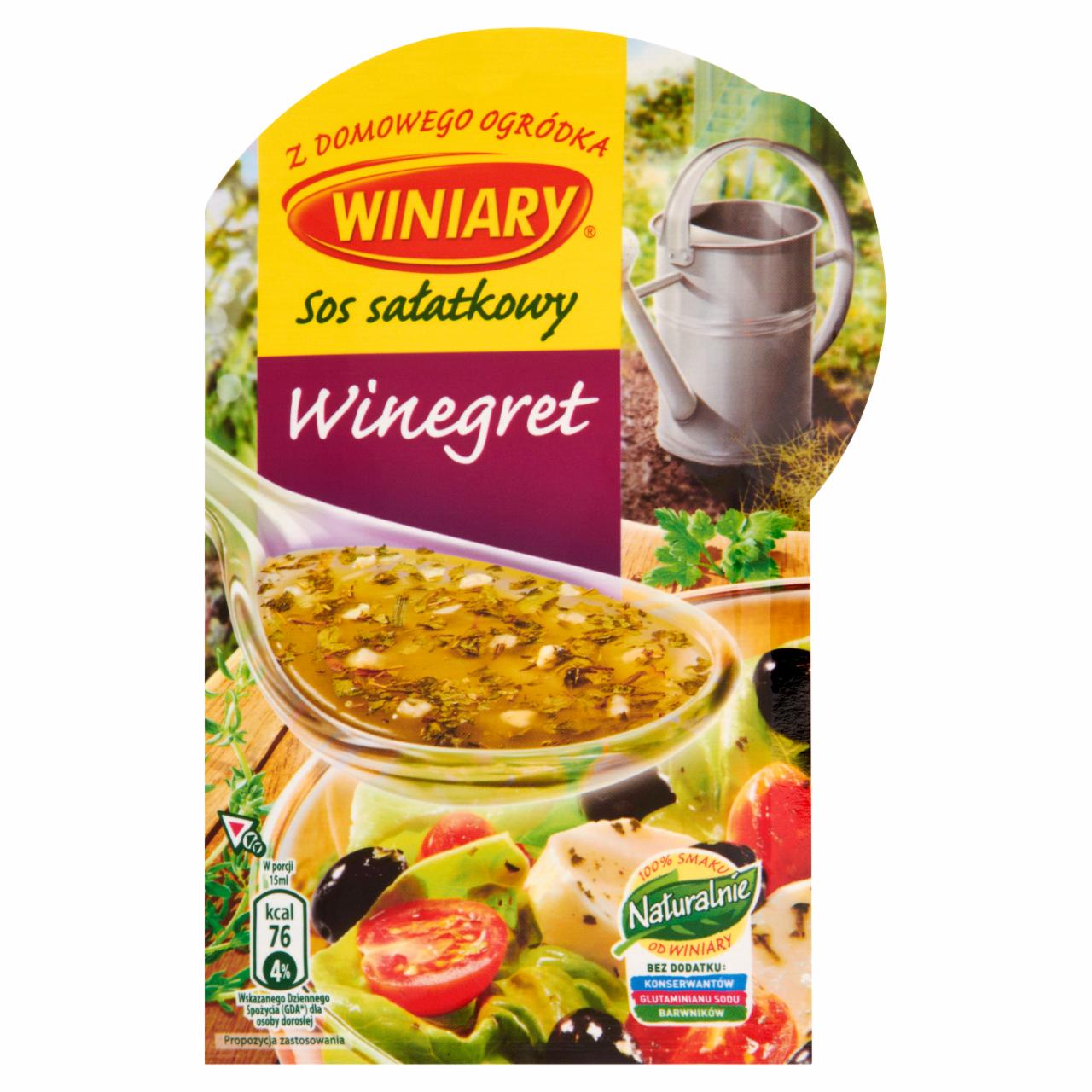 Zdjęcia - Winiary Z domowego ogródka Sos sałatkowy winegret 10 g