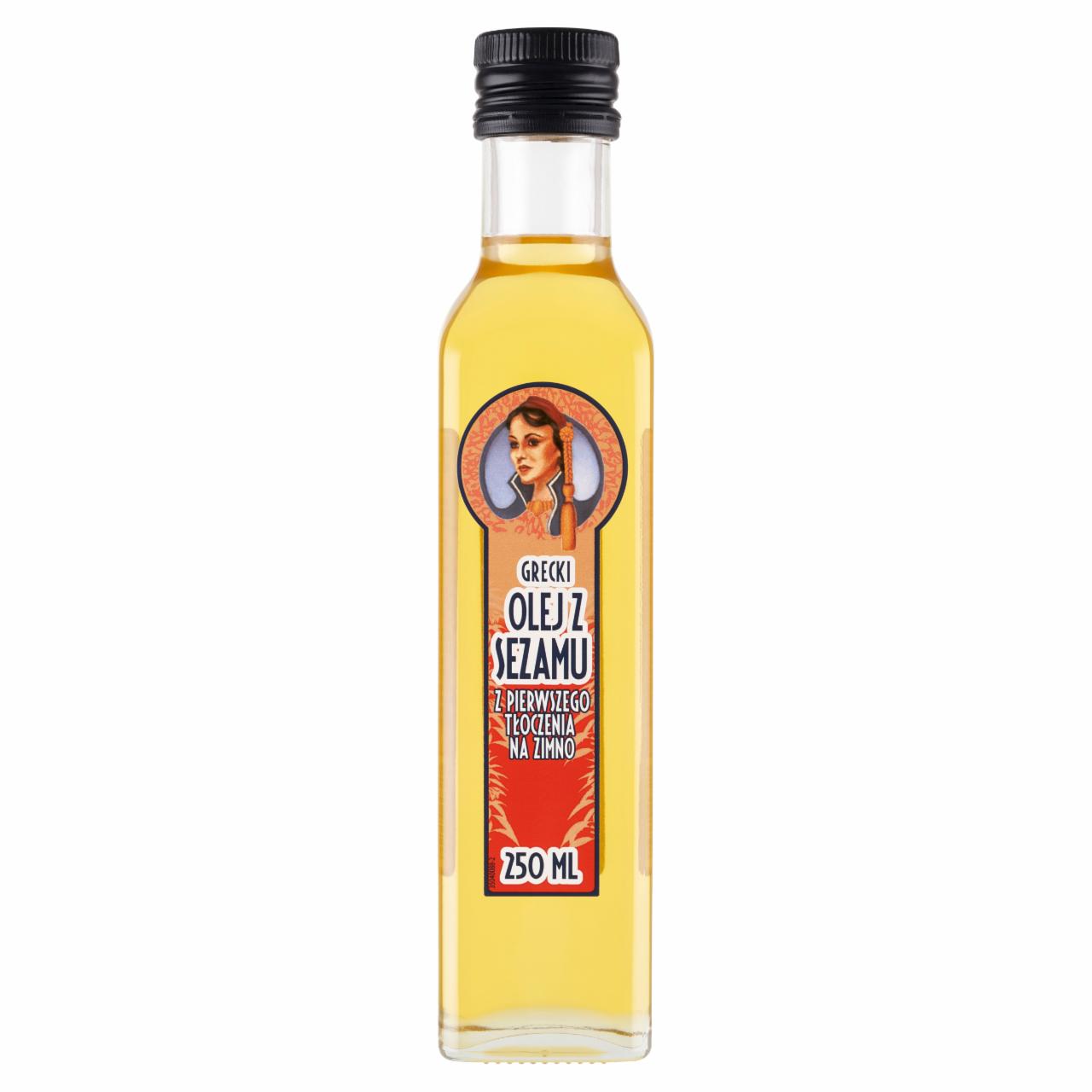 Zdjęcia - Grecki olej z sezamu z pierwszego tłoczenia na zimno 250 ml