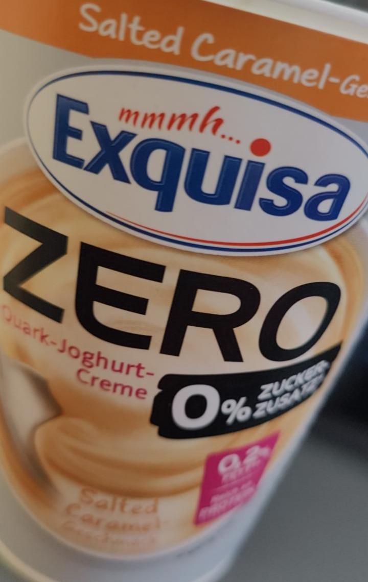 Zdjęcia - Quark jogurt zero salted caramel Exquisa