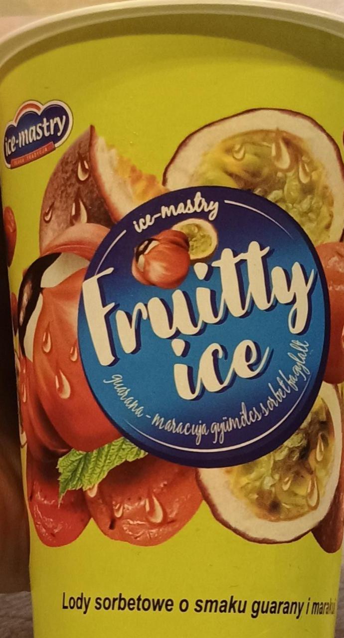 Zdjęcia - Fruitty ice lody sorbetowe o smaku guarany i marakui Ice-mastery