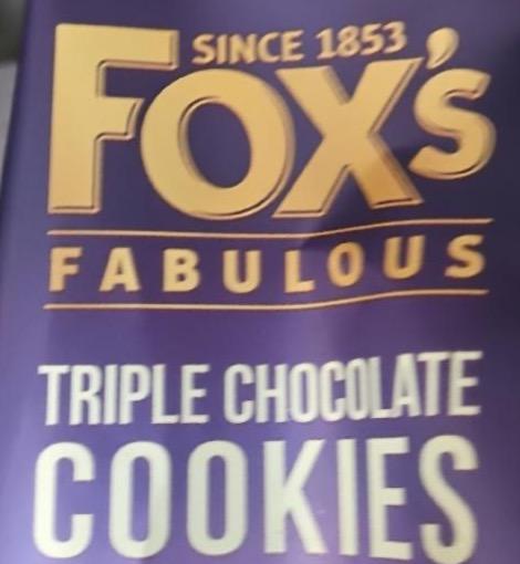 Zdjęcia - Triple chocolate cookies Fox's