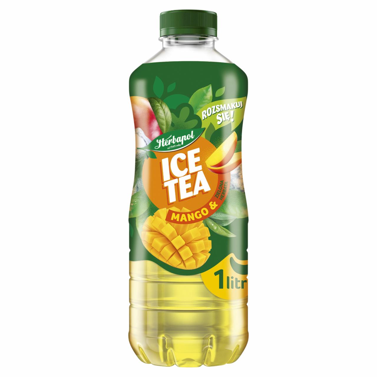 Zdjęcia - Herbapol Ice Tea Napój owocowo-herbaciany mango & zielona herbata 1 l