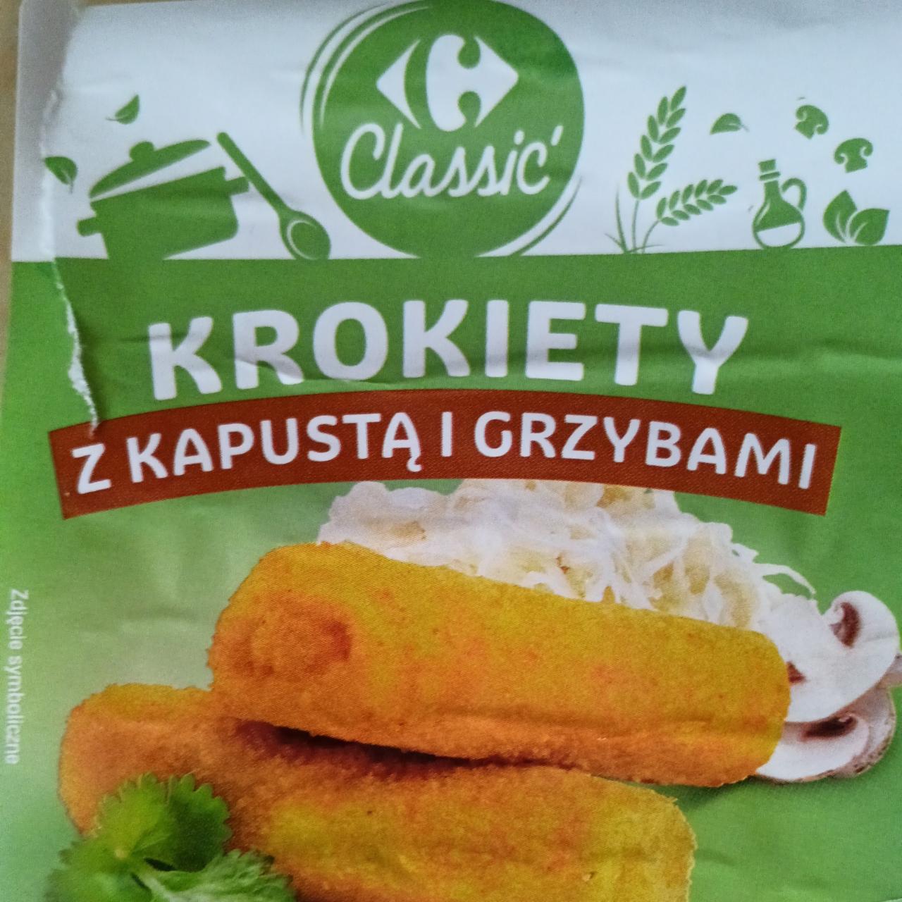 Zdjęcia - Krokiety z kapustą i grzybami Carrefour Classic