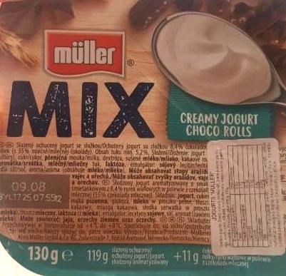 Zdjęcia - Mix jogurt o smaku czekoladowym gwiazdki Müller