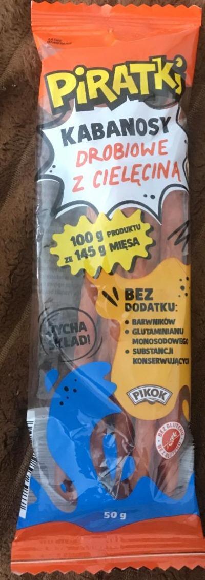 Zdjęcia - Piratki kabanosy drobiowe z cielęciną Pikok