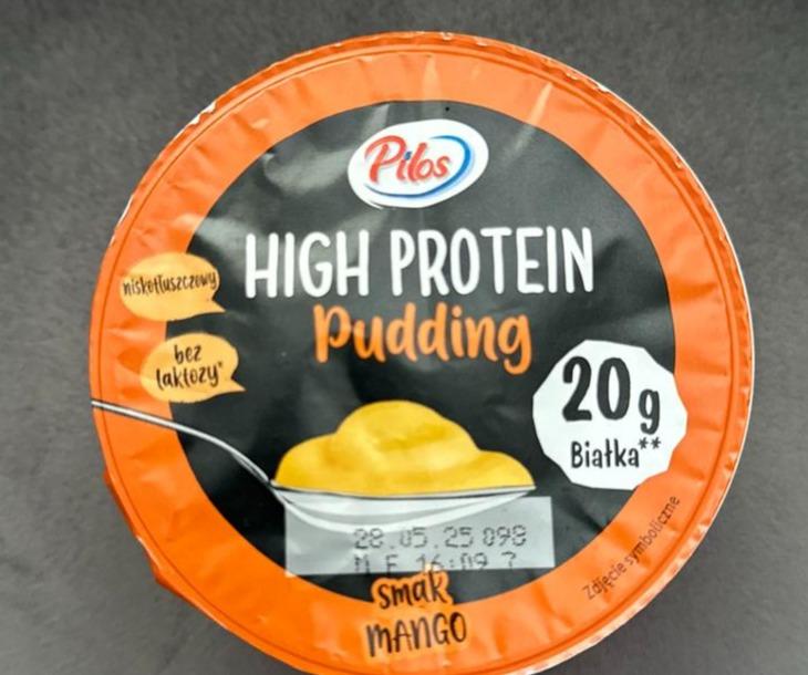 Zdjęcia - High protein pudding smak mango Pilos