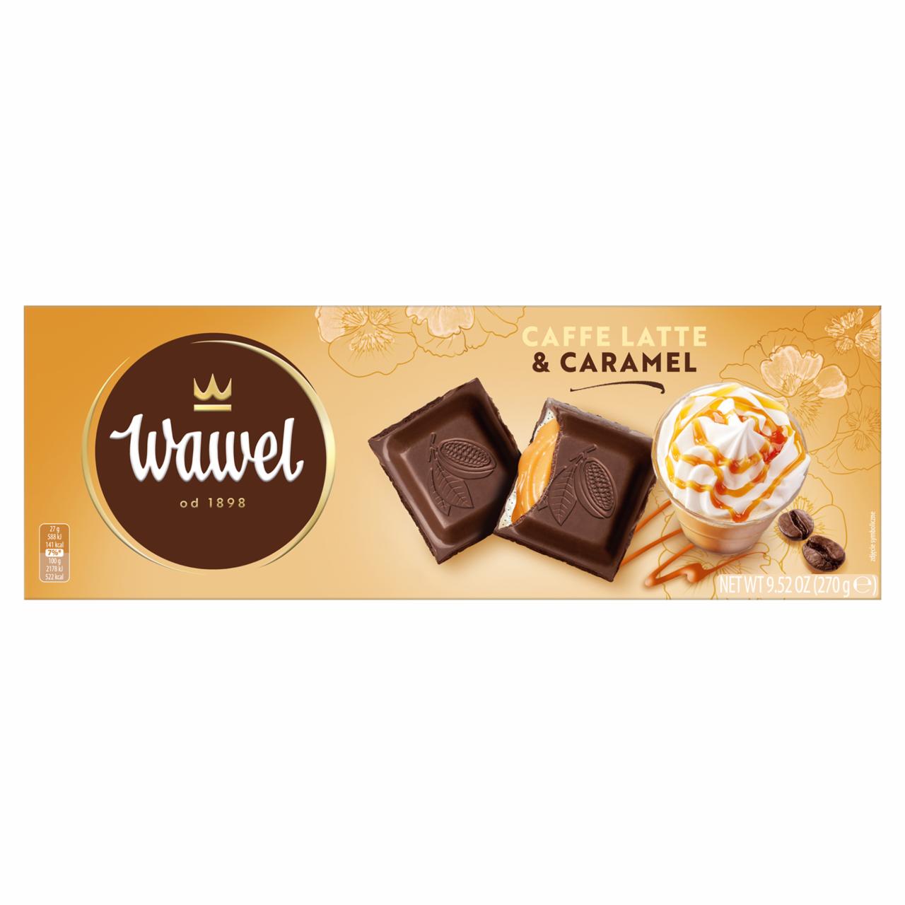 Zdjęcia - Wawel Czekolada nadziewana caffe latte z karmelem 270 g