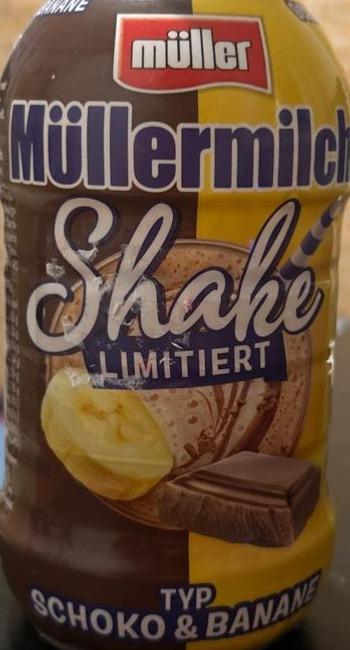 Zdjęcia - Müllermilch shake choco banana Müller
