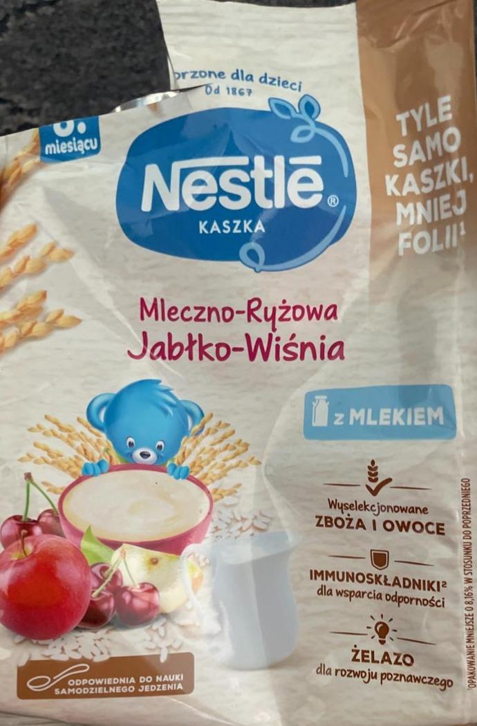 Zdjęcia - Kaszka mleczno ryżowa jabłko wiśnia Nestlé