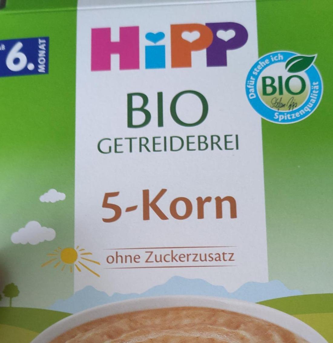 Zdjęcia - Bio getreidebrei 5-korn HiPP
