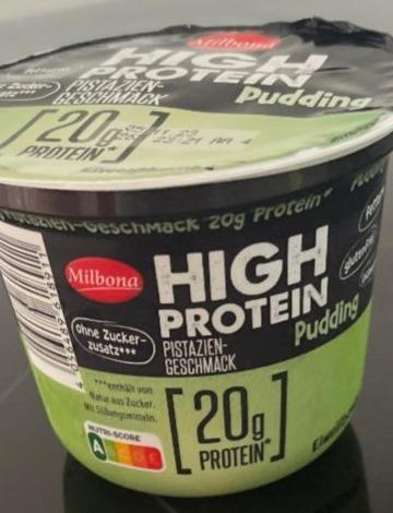 Zdjęcia - High protein pudding pistazien Milbona