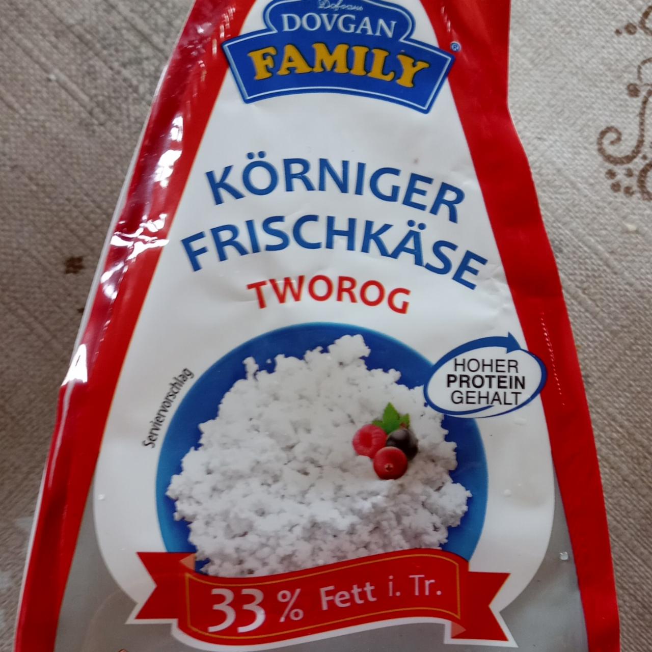 Zdjęcia - Körniger Frischkäse Tworog Dovgan